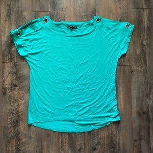 EUC Cable and Gauge Shirt Turquoise Size L
